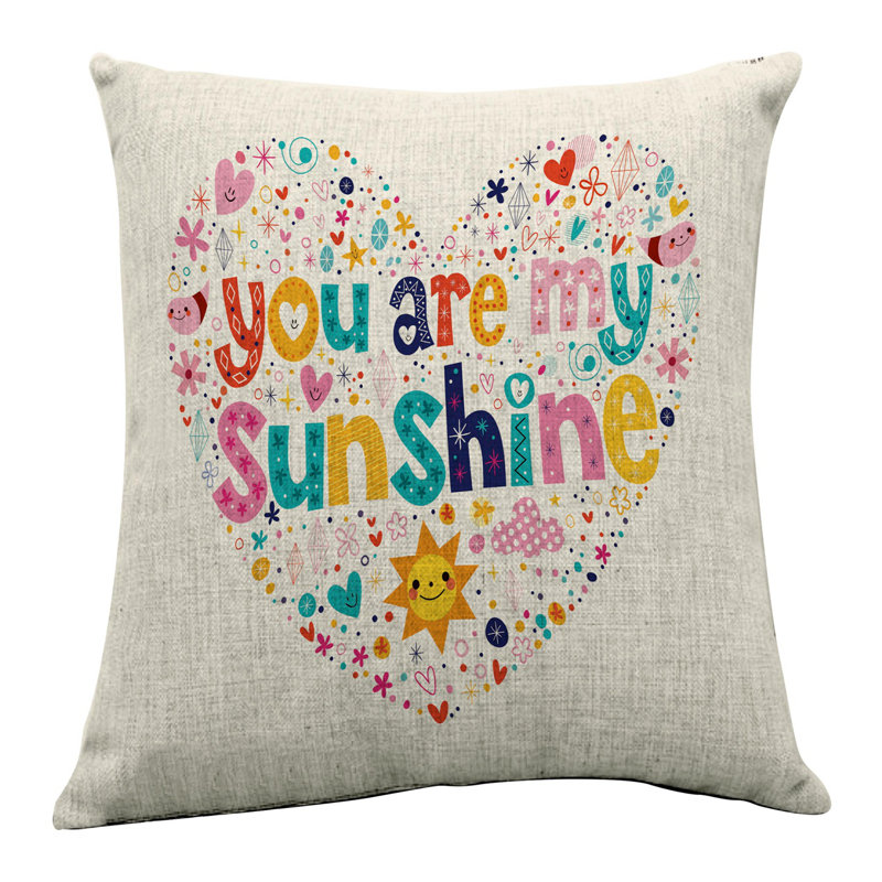  Coussin intérieur / extérieur You Are My Sunshine