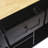 Large Storage Space Kitchen Cart With Solid Wood Cabinet Feet Drop Door And Movement-1897282131