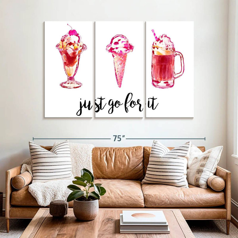 Yarlin Just Go For It, 42" H x 65" W