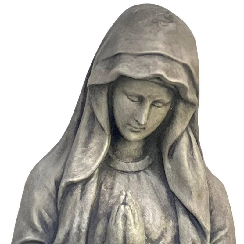 Statue extérieure 32 "en polyrésine vierge Marie