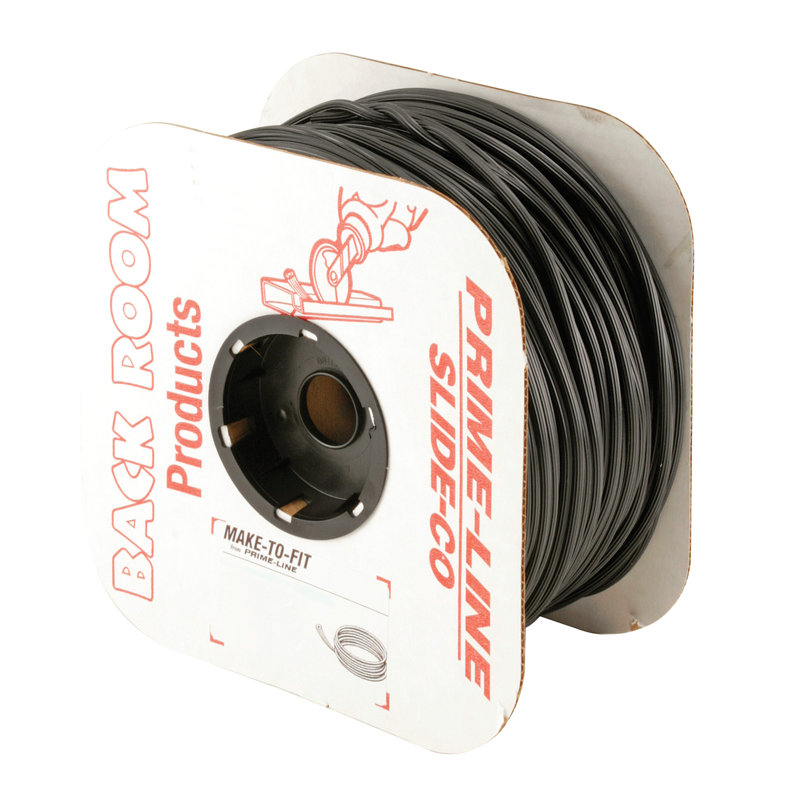 Cannelure de retenue pour écran Prime-Line, 8.75", 2.125", Noir