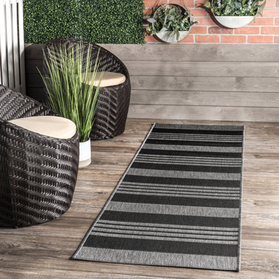 Tapis rayé intérieur / extérieur Hawkes