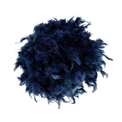 Eye-Catching and Modern Genuine Feather Decorated Pendant Light Shade