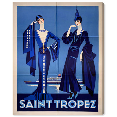 Impression rétro sur toile rétro par Vogue