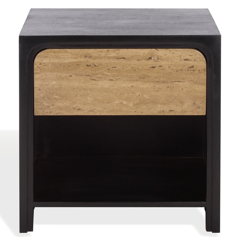 Halcyon Travertine Nightstand
