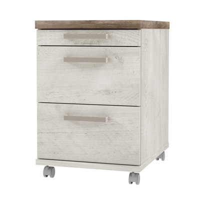 Nuzzo 42.3cm Wide 3 -Drawer Mobile File Cabinet