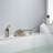 Sumerain Bathtub Faucet Deck Mount, Bath Tub Faucet with High Flow Waterfall Spout and Hand Shower-64622007