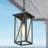 Dekotah 1-Light Matte Black Delainy Outdoor Lighting