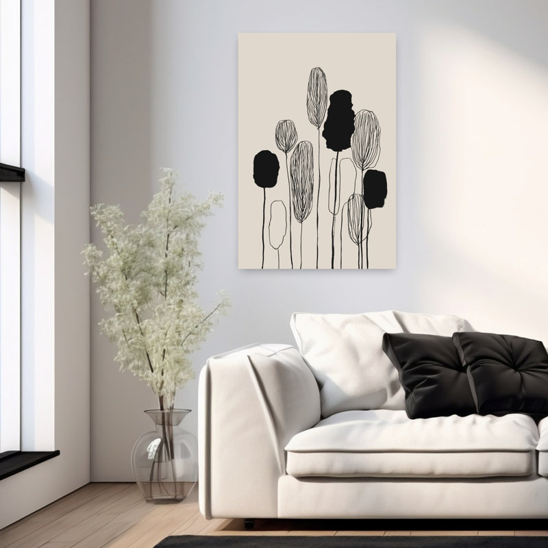 Art contemporain contemporain abstrait, H 36 po x l 24 po