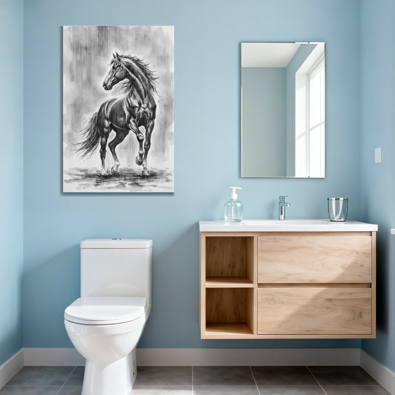 «Animals Horse in Motion», reproduction d'art sur toile, H 36 po x l 24 po