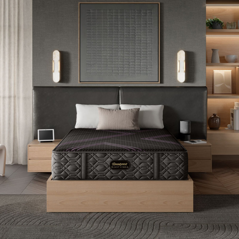 Black Series Two Plush 13.5" Hybrid Mattress, Extra-long Twin
