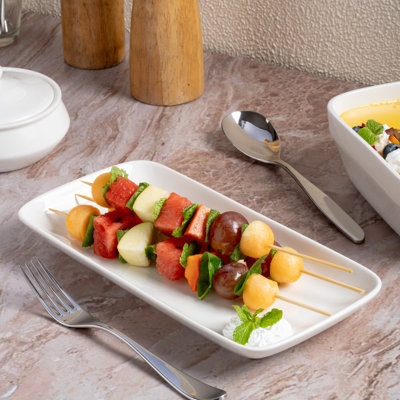Rectangle Plate | Ivory, Porcelain