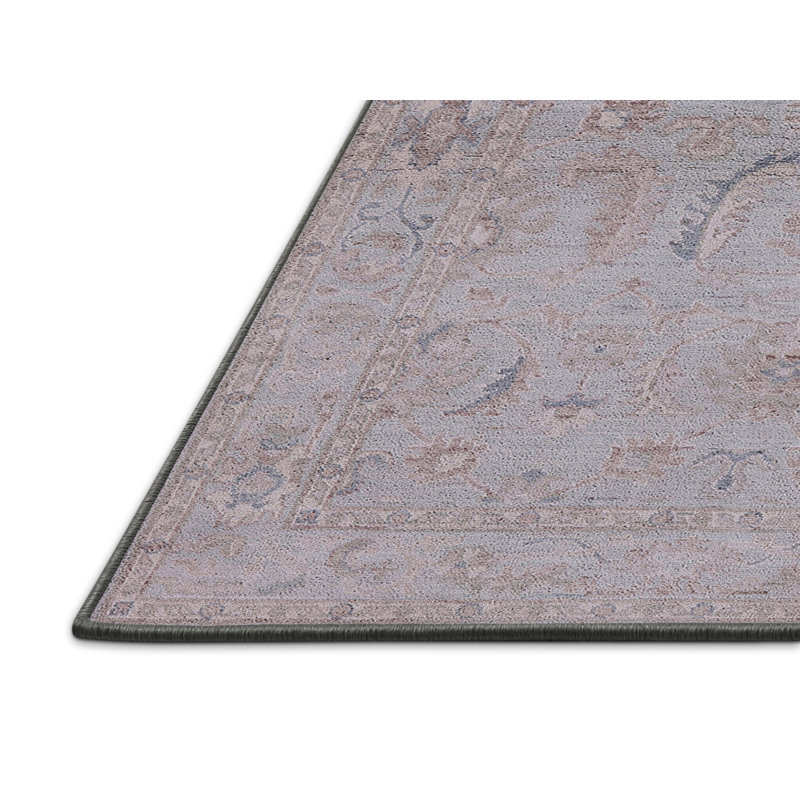 Tapis oriental gris Tristam, Tapis de couloir 2 pi x 5 pi