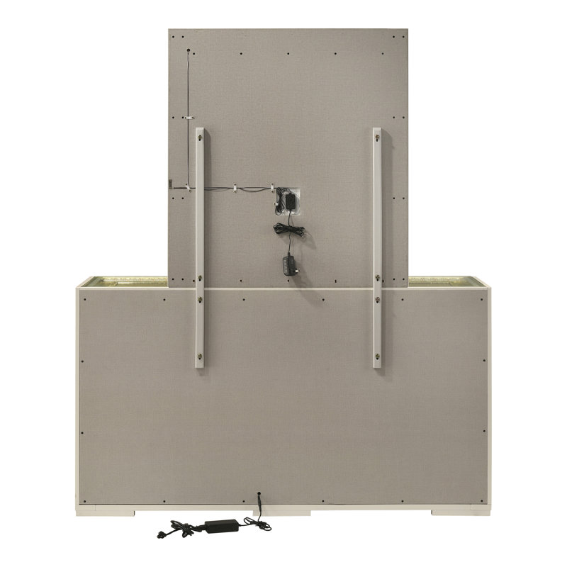 Ensemble de commode et miroir Brigette