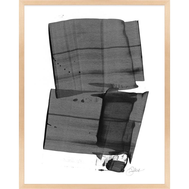 Brushstroke 3 Painting by Jacques Pilon, 25" H x 20" W x 1.25" D, Maple Wood
