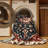 Machine Washable Persian Black Area Rug-1321532294