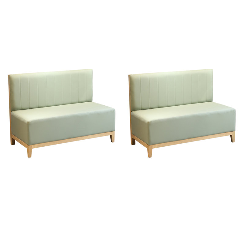 Banc rembourré Modern, Vert clair