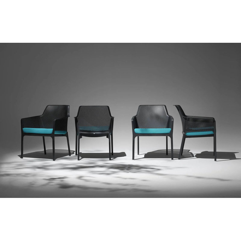 Net Outdoor Lounge Chair, Anthracite