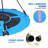 40 inch Oxford Cloth Web/Saucer Swing with Chains-58612588