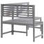 Brileigh Solid Wood Acacia Outdoor Bench