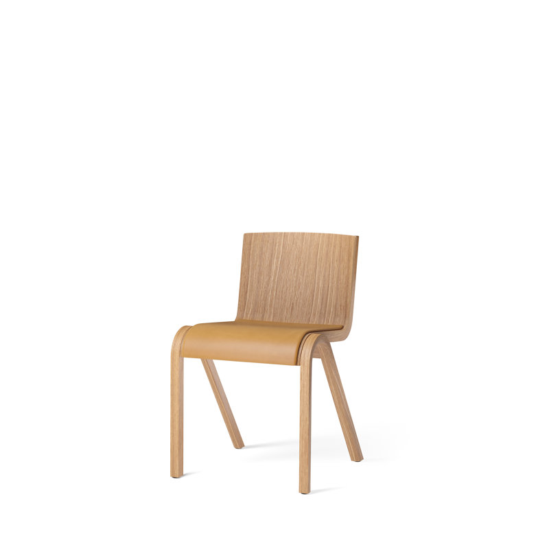 Ready Upholstered Dining Chair, Red Stained Oak, Bouclé 02 Acrylic