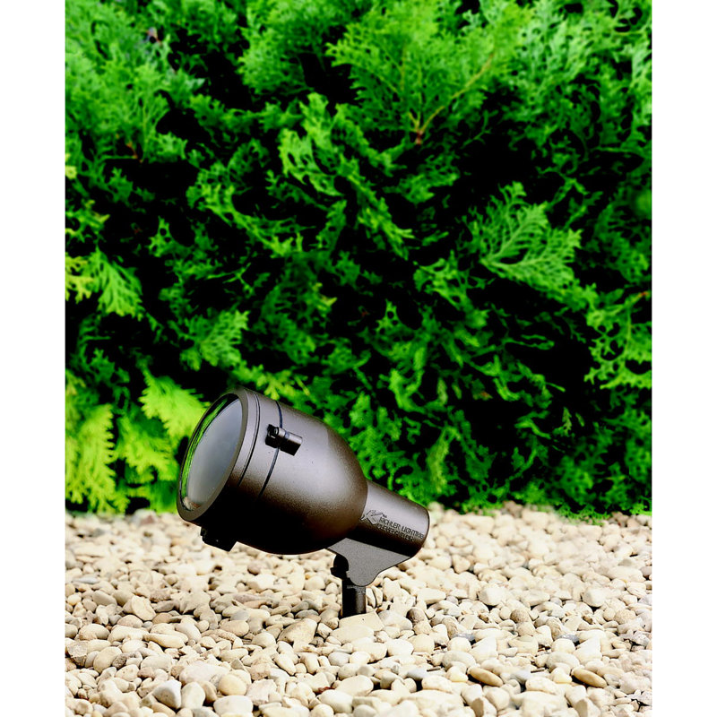 Spot d’éclairage câblé Lens, Bronze architectural