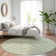 Machine Washable Indoor/Outdoor Xhevrie Aloe Rug
