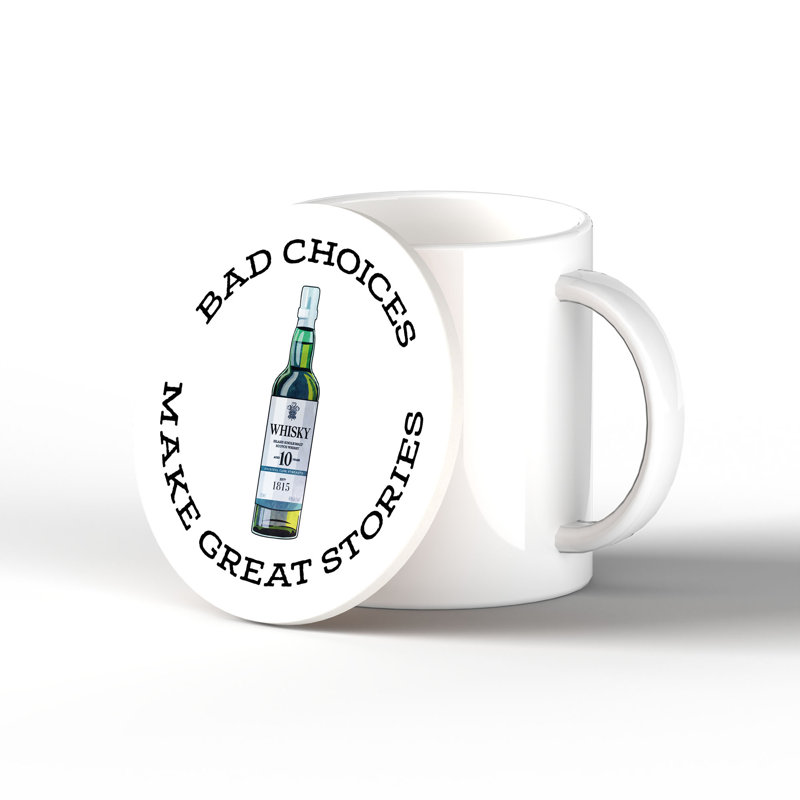 Kana Ceramic Round 1 Piece Coaster