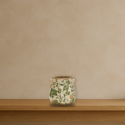 Tuscan Ceramic Scroll Planter