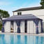 Pavillon de jardin en acier-105324568