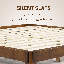 Structure de lit en bois massif NTC Sapa - Menuiserie japonaise minimaliste, pas de sommier tapissier, lattes silencieuses, assemblage facile-1995326085-1995326090