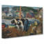 Ox Team, Matinicus Wharf by George Bellows - Wrapped Canvas-61842659