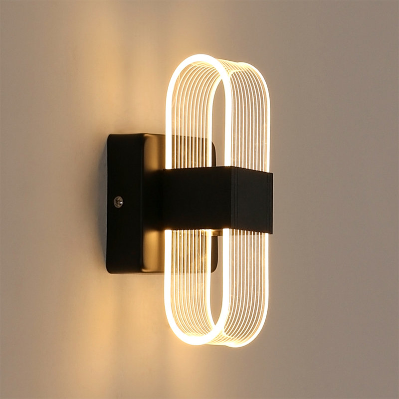 Nanticoke 1 - Light LED Dimmable Flush Mounted Wall Sconce, Black