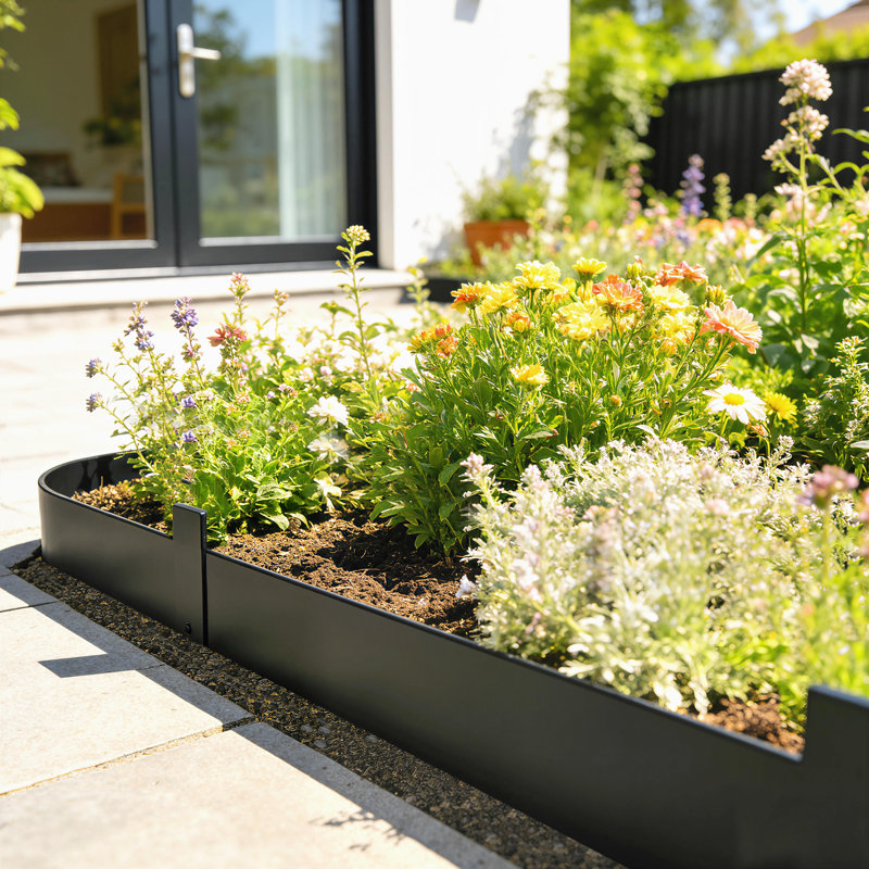 Metal Garden Stake, 15cm H x 102cm W x 7cm D