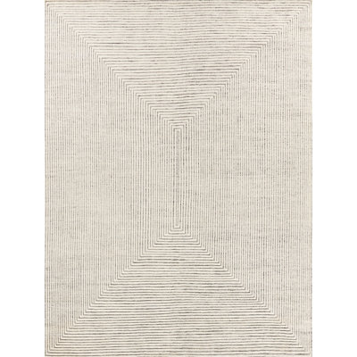 Exquisite Rugs Crescent Handmade Hand Knotted New Zealand Wool Ivory Area Rug