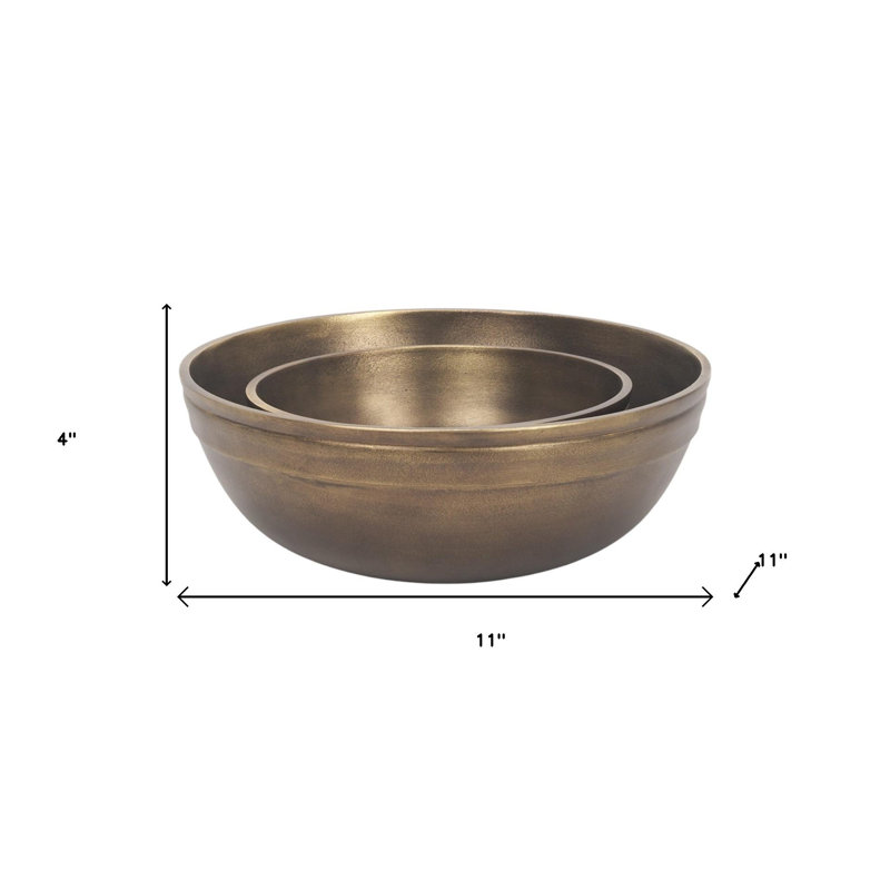 centre de table rond en laiton de 28 cm