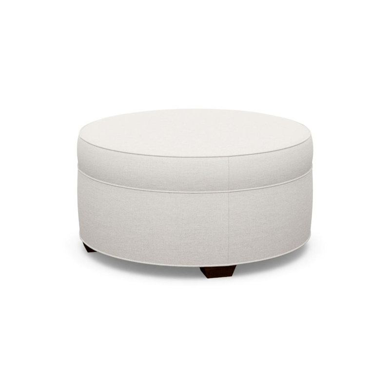 Round Ottoman, Walnut, 3906-73