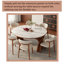 Table de salle à manger 29,53 "à l 47,24" Mid-Century-675311291
