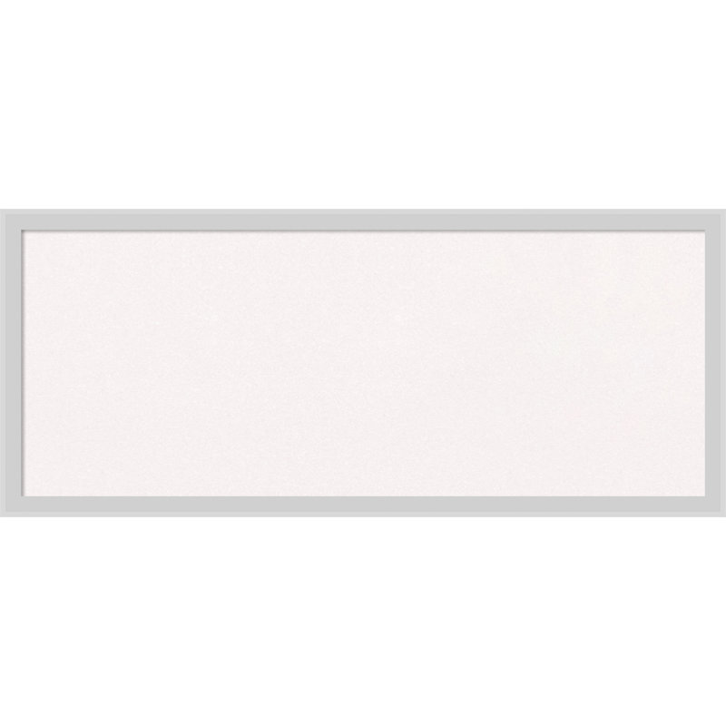 Panneau de tableau incliné en bois argenté, babillard en liège blanc, tableau d'organisation, tableau d'affichage, Blanc