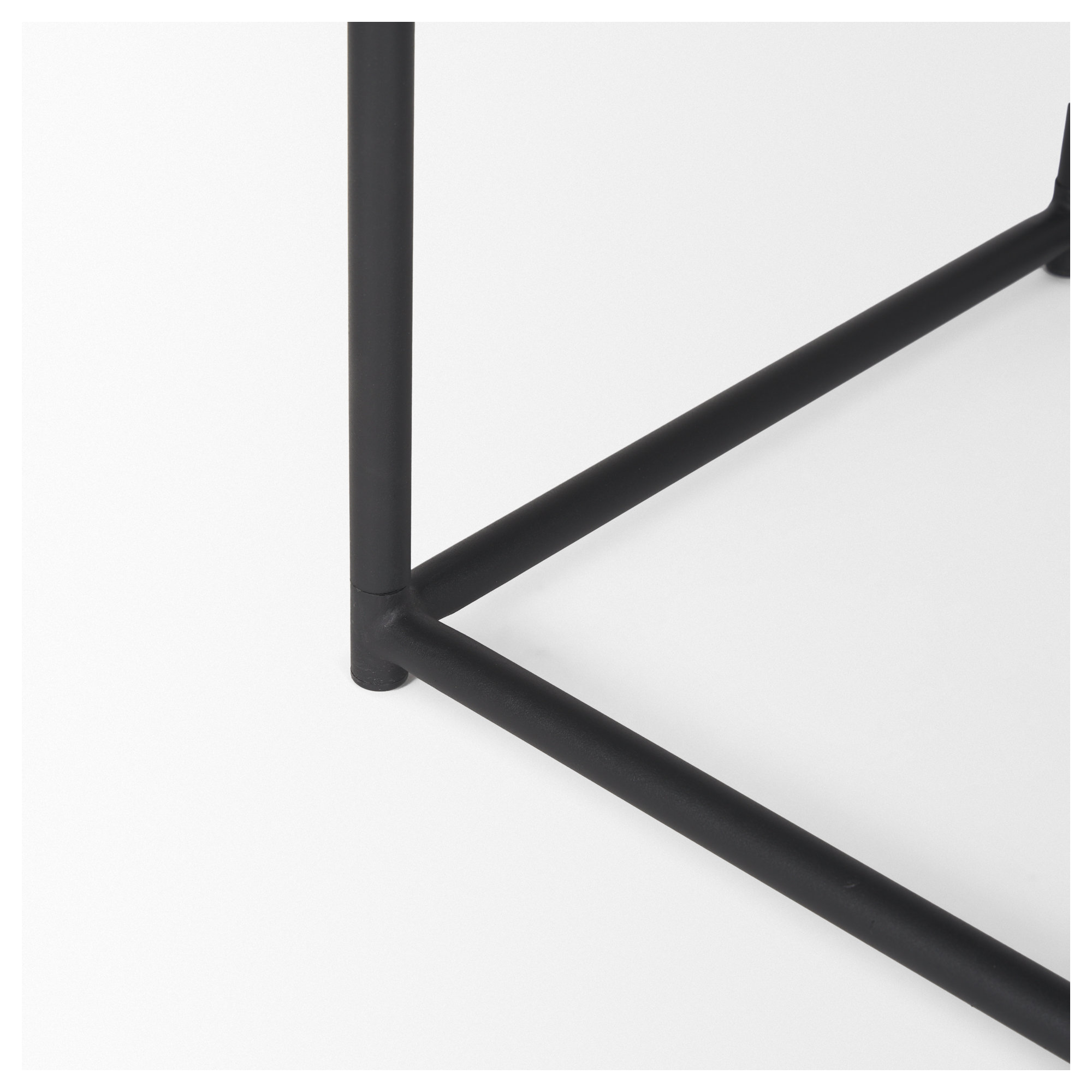 Galina Wood Seat Accent Stool, Black
