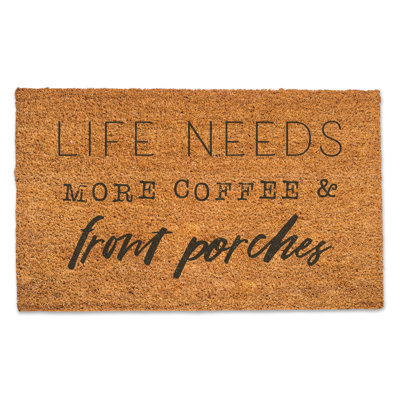 Jaqulynn Non-Slip Outdoor Doormat