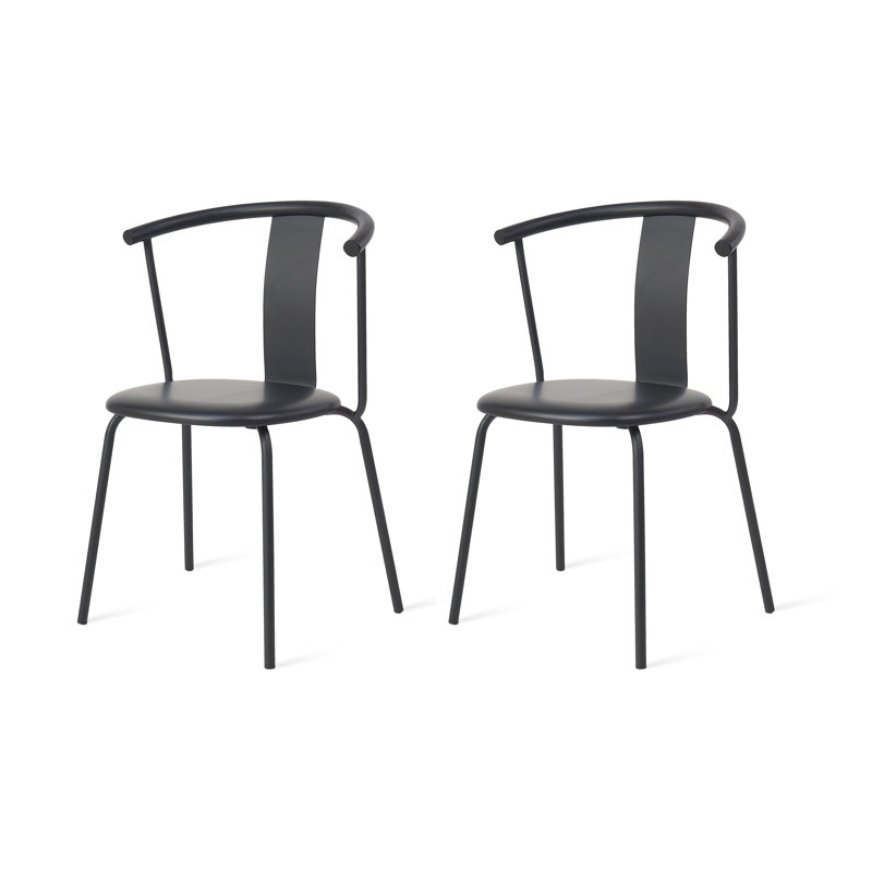 Chaise Shu - ensemble de 2, Bois de frêne noir