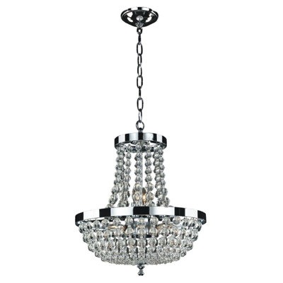 Helland 8 - Light Glass Dimmable Tiered Chandelier