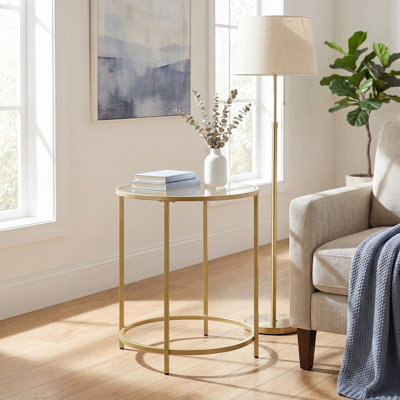 Table de bout en verre Lyra