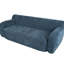 3 sièges minimalistes - Compression incurvée de 81,5 po pour le salon, la chambre à coucher, les très grands sièges d'appoint, bleu foncé, rembourrage en éponge, assemblage facile, rembourrage confortable, bureau à domicile,