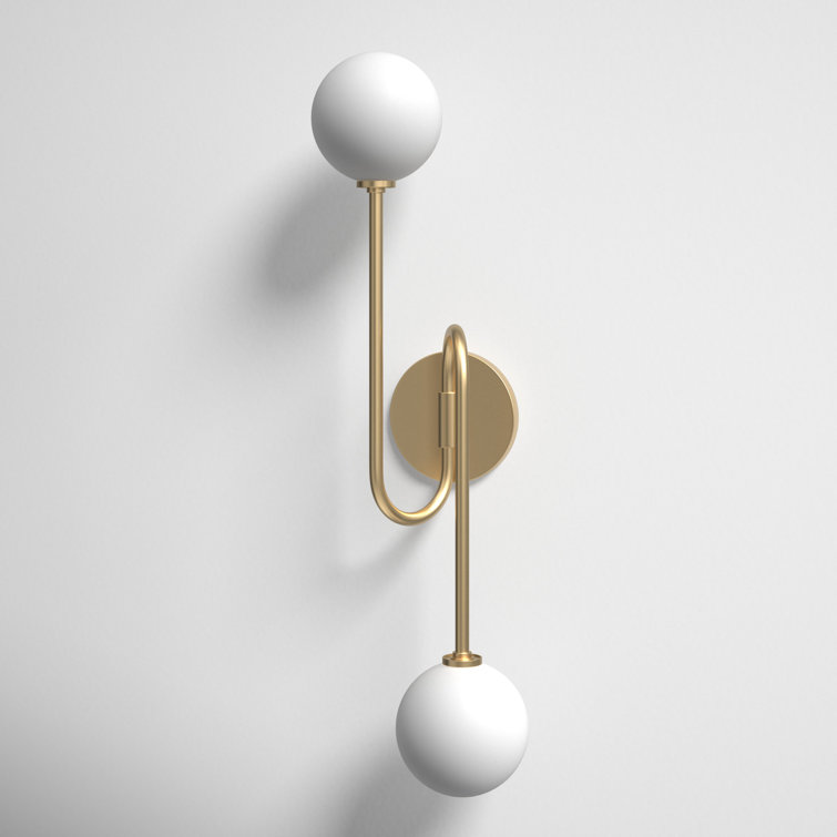 Zelpha 2 Light Dimmable Armed Sconce