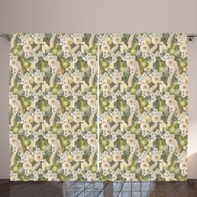 Semi Sheer Curtain Pair
