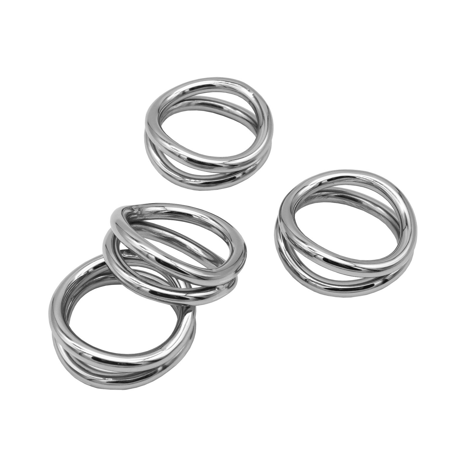 Twist Napkin Ring, Silver