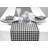 Gingham Checks - 100% Pure Linen Table Runner-1799098279-1803717237