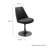 Lippa Vegan Leather Swivel Dining Chair-105239651-105239652